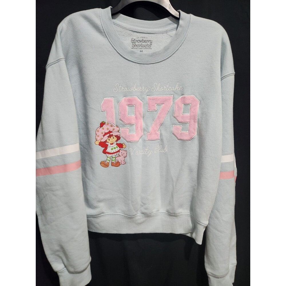 Strawberry Shortcake women's long sleeve pullover sweatshirt sweater Medium 1979